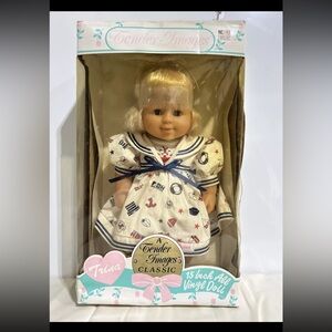 VINTAGE 1991 Tender Images Classic Vinyl "TRINA" Doll. 15" SAILOR GIRL
